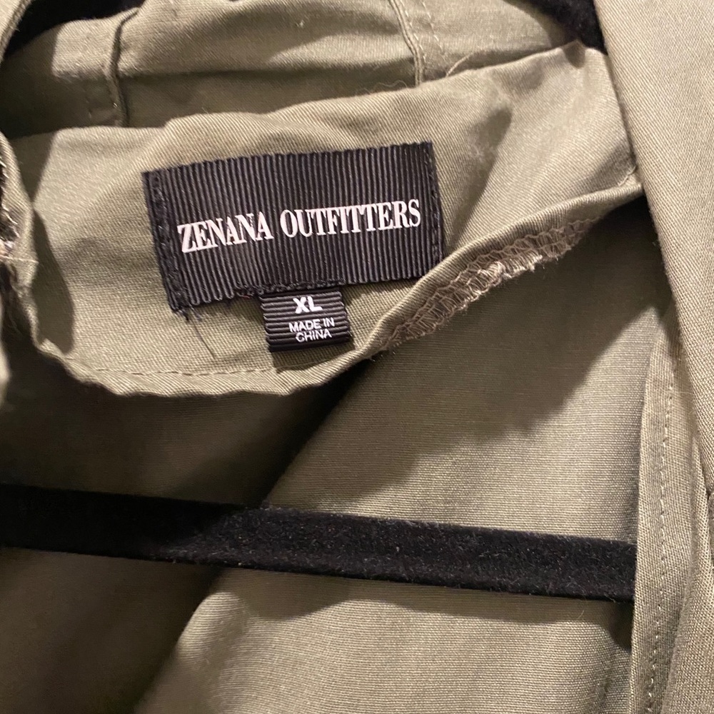 Olive utility vest
